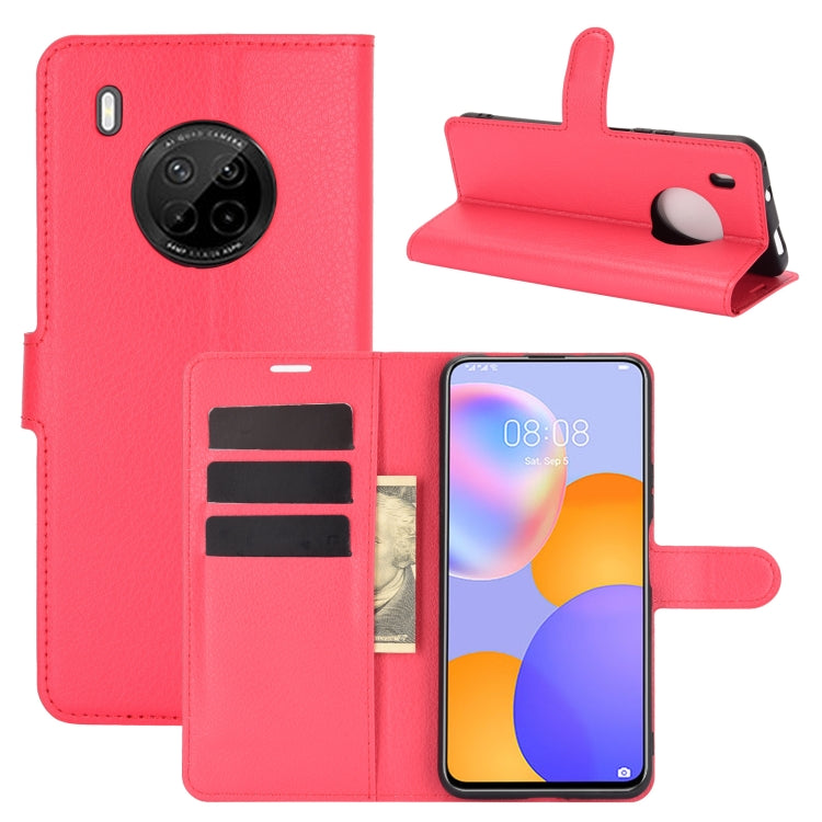 For Huawei Y9A / Enjoy 20 Plus 5G Litchi Texture Horizontal Flip Protective Case with Holder & Card Slots & Wallet