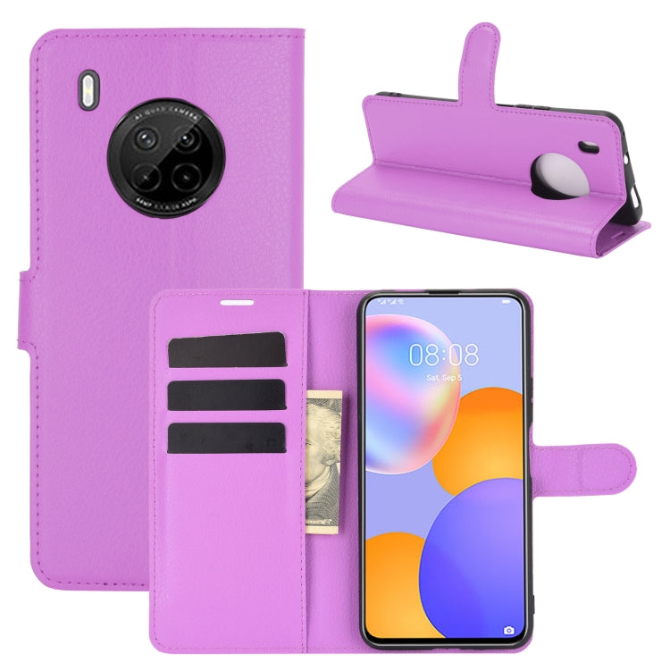 For Huawei Y9A / Enjoy 20 Plus 5G Litchi Texture Horizontal Flip Protective Case with Holder & Card Slots & Wallet