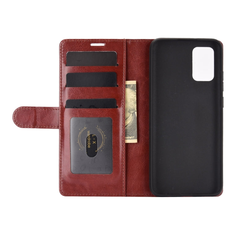 For Samsung Galaxy A02s (EU Version) R64 Texture Single Horizontal Flip Protective Case with Holder & Card Slots & Wallet& Photo Frame