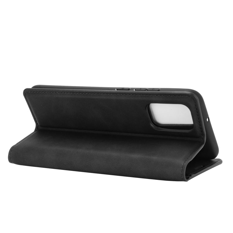 For Samsung Galaxy A02s (EU Version) Retro-skin Business Magnetic Suction Leather Case with Holder & Card Slots & Wallet