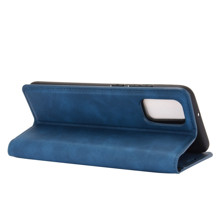 For Samsung Galaxy A02s (EU Version) Retro-skin Business Magnetic Suction Leather Case with Holder & Card Slots & Wallet