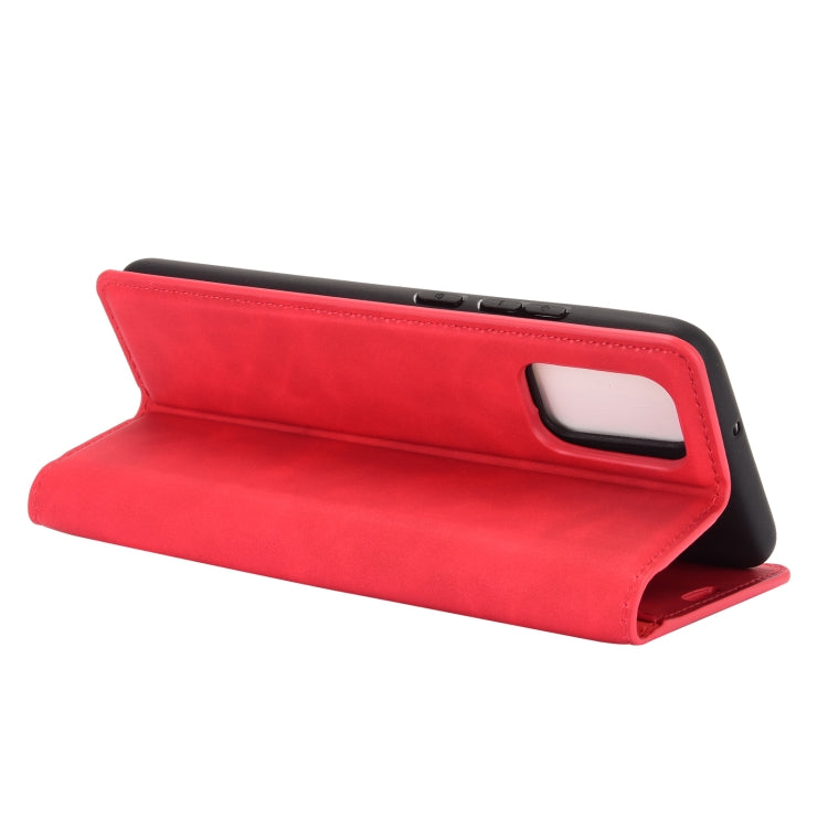 For Samsung Galaxy A02s (EU Version) Retro-skin Business Magnetic Suction Leather Case with Holder & Card Slots & Wallet