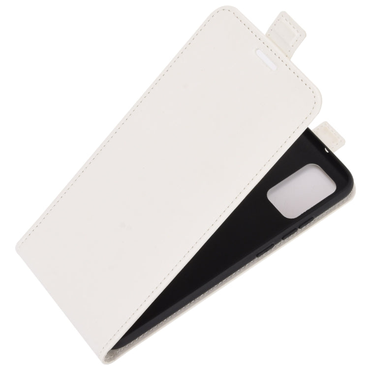 For Samsung Galaxy A02s (EU Version) R64 Texture Single Vertical Flip Leather Protective Case with Card Slots & Photo Frame