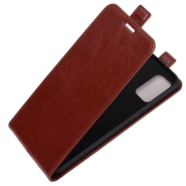 For Samsung Galaxy A02s (EU Version) R64 Texture Single Vertical Flip Leather Protective Case with Card Slots & Photo Frame