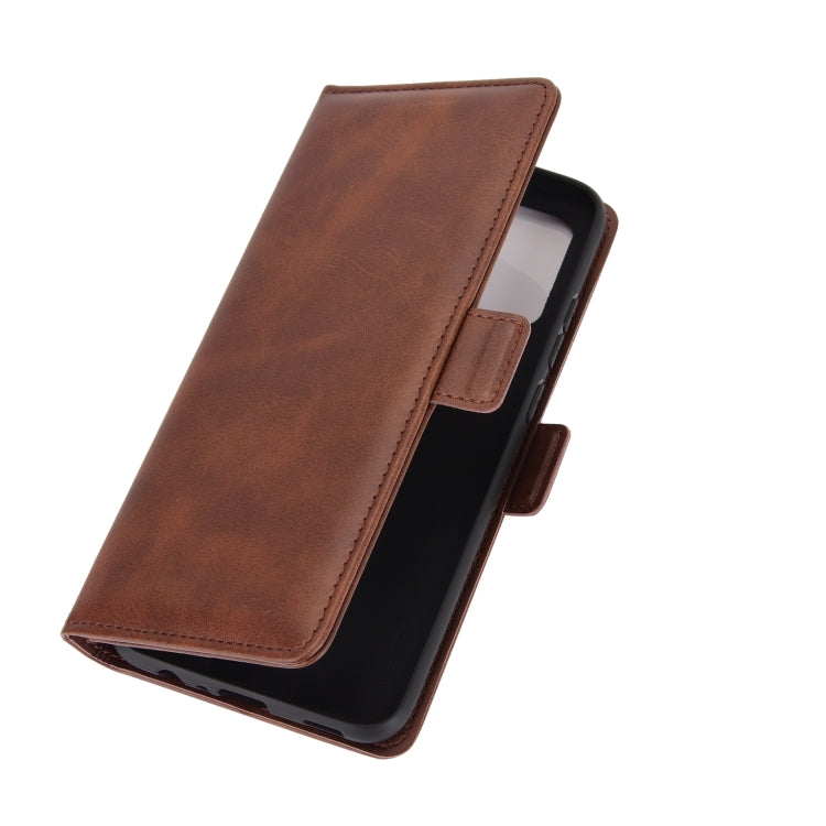 For Samsung Galaxy A02s (EU Version) Dual-side Magnetic Buckle Horizontal Flip Leather Case with Holder & Card Slots & Wallet