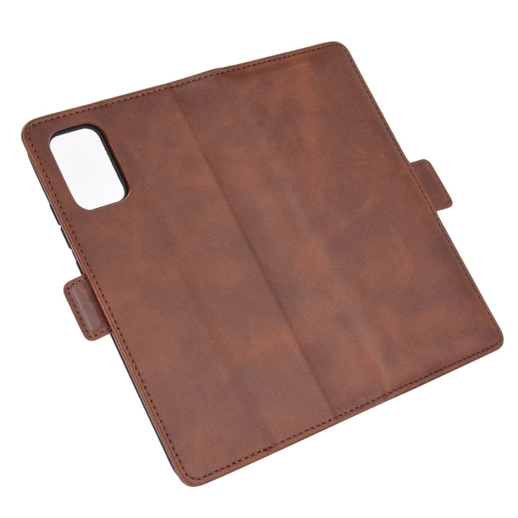 For Samsung Galaxy A02s (EU Version) Dual-side Magnetic Buckle Horizontal Flip Leather Case with Holder & Card Slots & Wallet