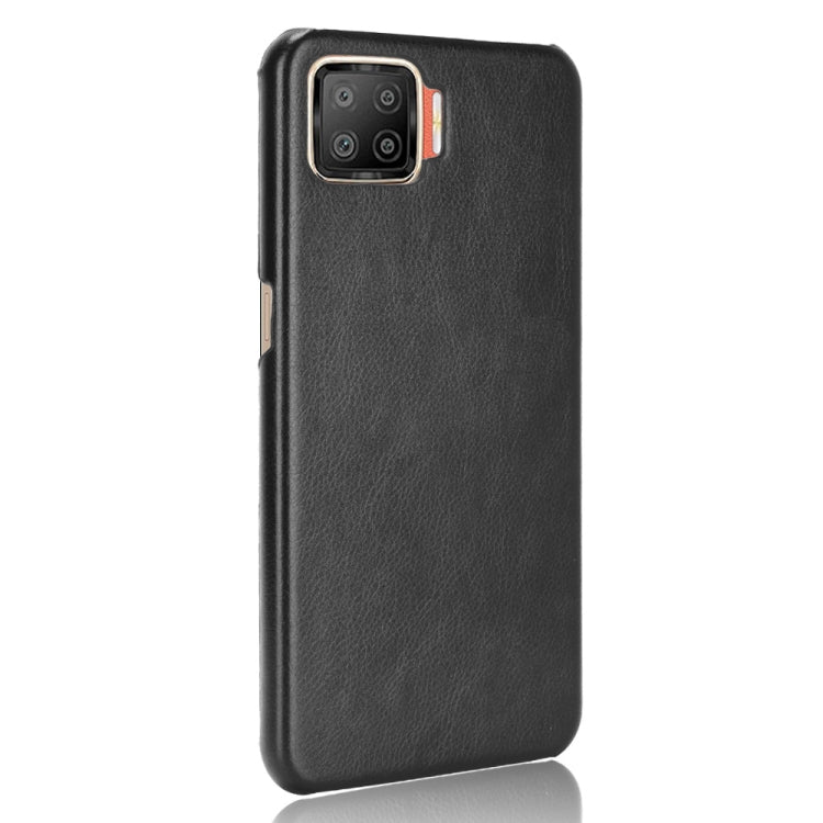 For OPPO F17 / A73 2020 Shockproof Litchi Texture PC + PU Case