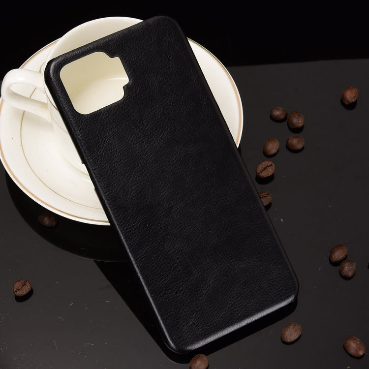 For OPPO F17 / A73 2020 Shockproof Litchi Texture PC + PU Case