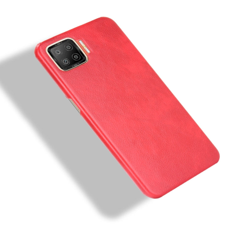 For OPPO F17 / A73 2020 Shockproof Litchi Texture PC + PU Case