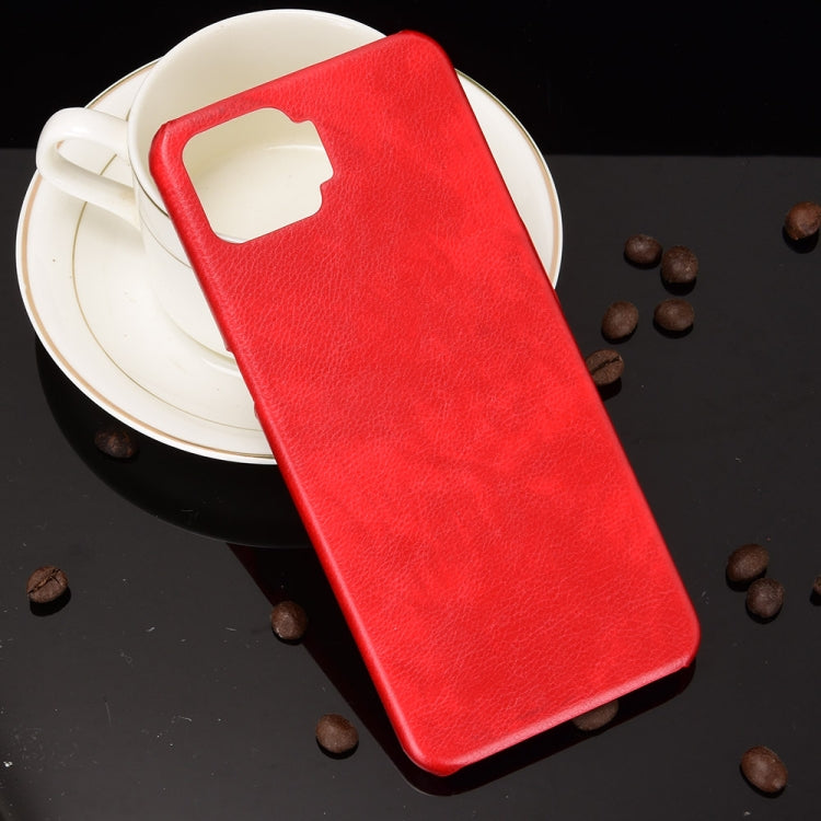 For OPPO F17 / A73 2020 Shockproof Litchi Texture PC + PU Case