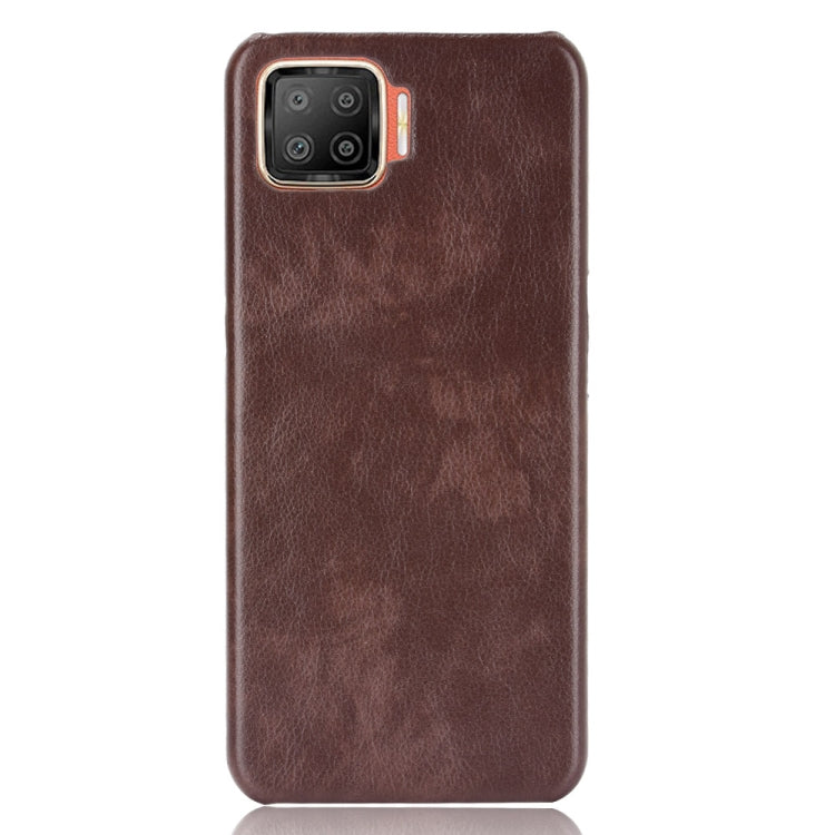 For OPPO F17 / A73 2020 Shockproof Litchi Texture PC + PU Case