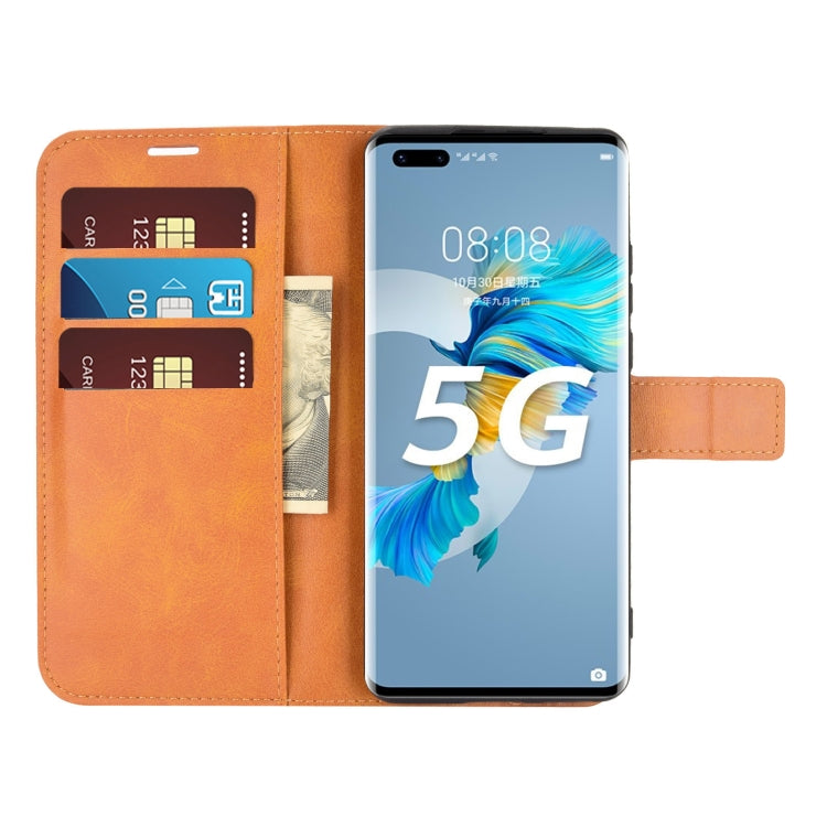 Retro Calf Pattern Buckle Horizontal Flip Leather Case with Holder & Card Slots & Wallet For Huawei Mate 40 Pro+