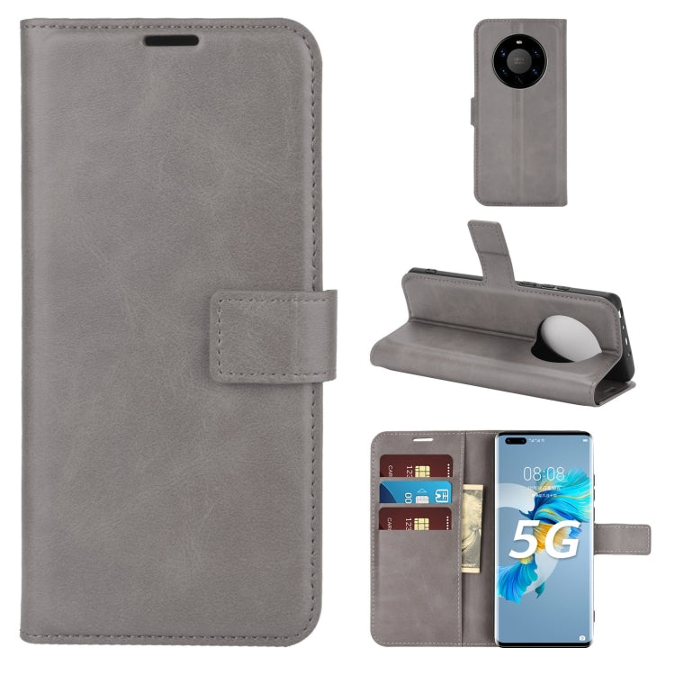 Retro Calf Pattern Buckle Horizontal Flip Leather Case with Holder & Card Slots & Wallet For Huawei Mate 40 Pro+
