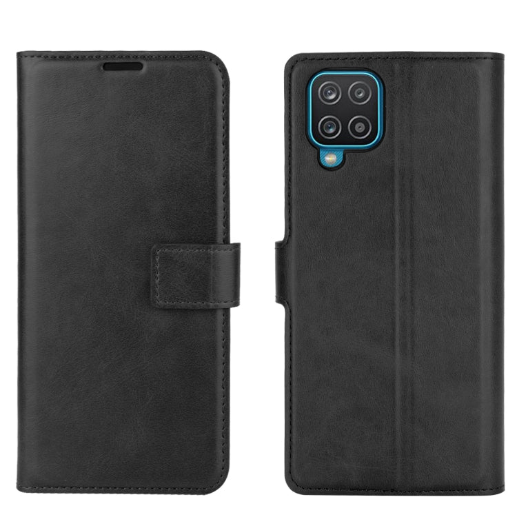 Retro Calf Pattern Buckle Horizontal Flip Leather Case with Holder & Card Slots & Wallet For Samsung Galaxy A12
