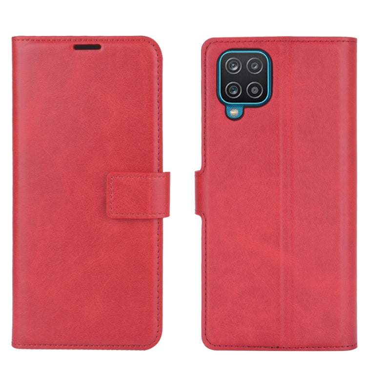 Retro Calf Pattern Buckle Horizontal Flip Leather Case with Holder & Card Slots & Wallet For Samsung Galaxy A12