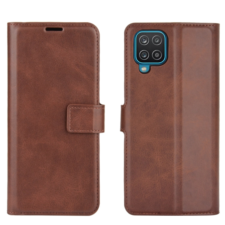 Retro Calf Pattern Buckle Horizontal Flip Leather Case with Holder & Card Slots & Wallet For Samsung Galaxy A12