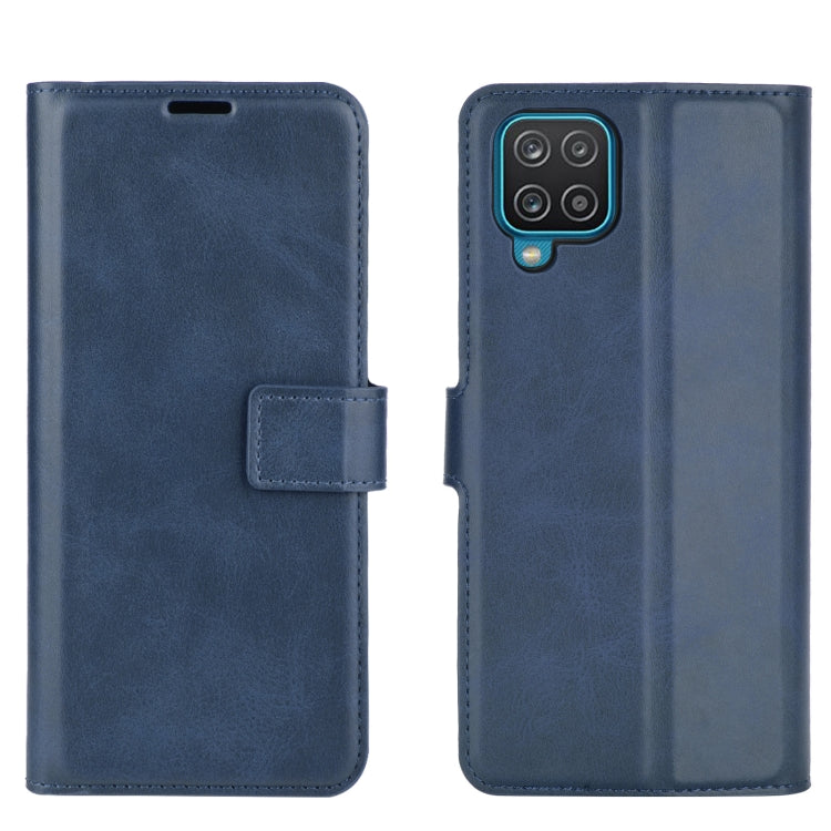 Retro Calf Pattern Buckle Horizontal Flip Leather Case with Holder & Card Slots & Wallet For Samsung Galaxy A12