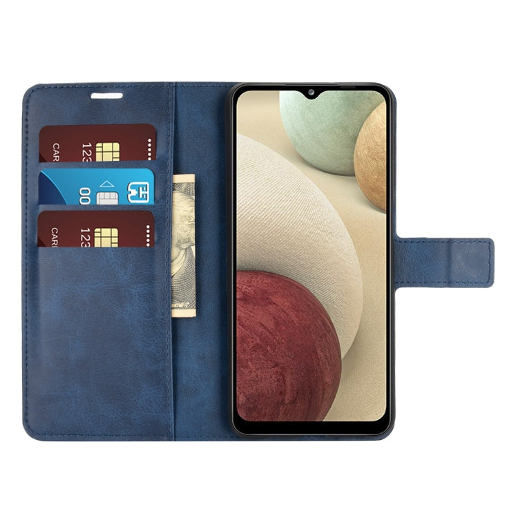 Retro Calf Pattern Buckle Horizontal Flip Leather Case with Holder & Card Slots & Wallet For Samsung Galaxy A12