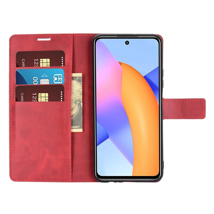 Retro Calf Pattern Buckle Horizontal Flip Leather Case with Holder & Card Slots & Wallet For Huawei Honor 10X Lite