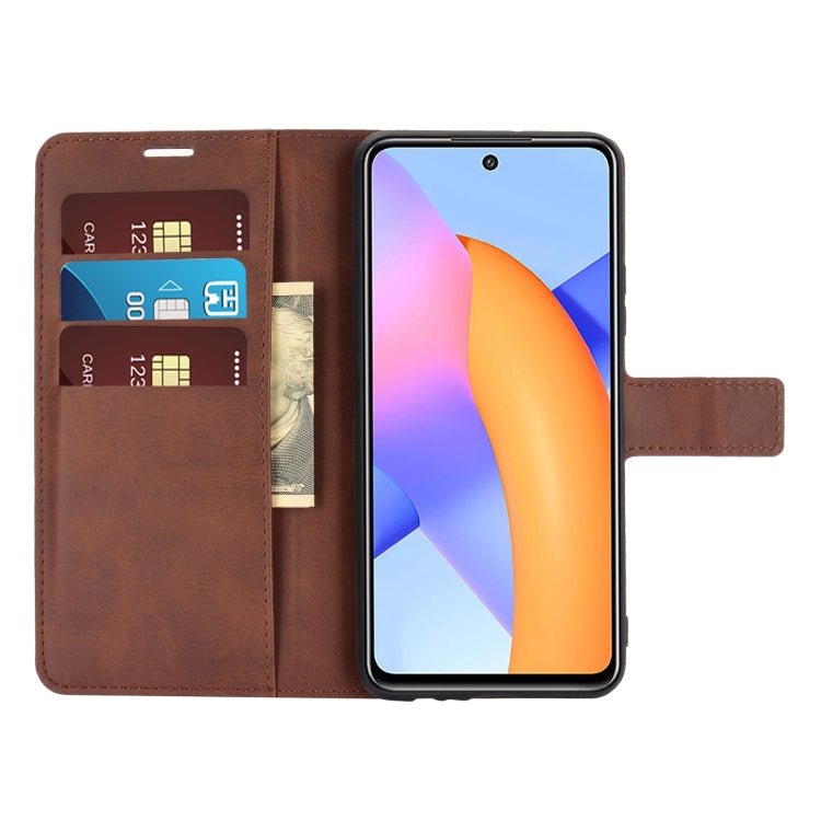 Retro Calf Pattern Buckle Horizontal Flip Leather Case with Holder & Card Slots & Wallet For Huawei Honor 10X Lite