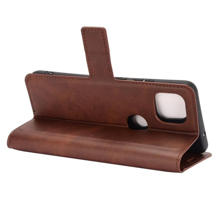 Retro Calf Pattern Buckle Horizontal Flip Leather Case with Holder & Card Slots & Wallet For Motorola Moto G 5G