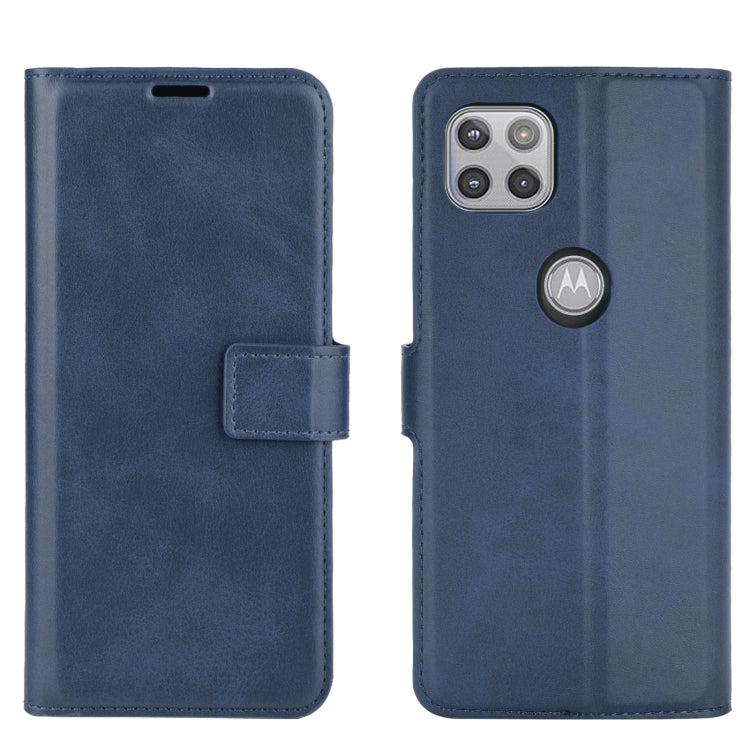 Retro Calf Pattern Buckle Horizontal Flip Leather Case with Holder & Card Slots & Wallet For Motorola Moto G 5G