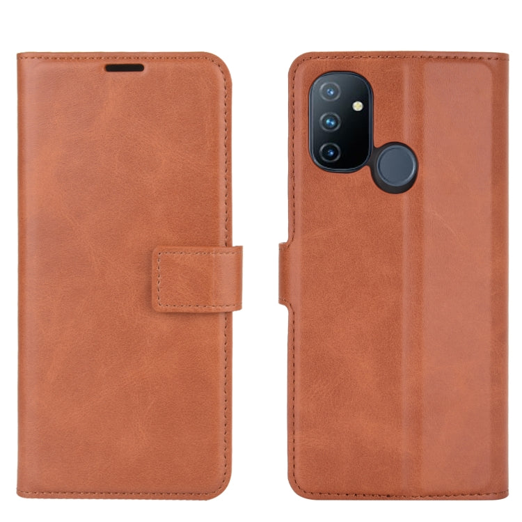 Retro Calf Pattern Buckle Horizontal Flip Leather Case with Holder & Card Slots & Wallet For OnePlus Nord N100