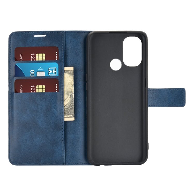 Retro Calf Pattern Buckle Horizontal Flip Leather Case with Holder & Card Slots & Wallet For OnePlus Nord N100