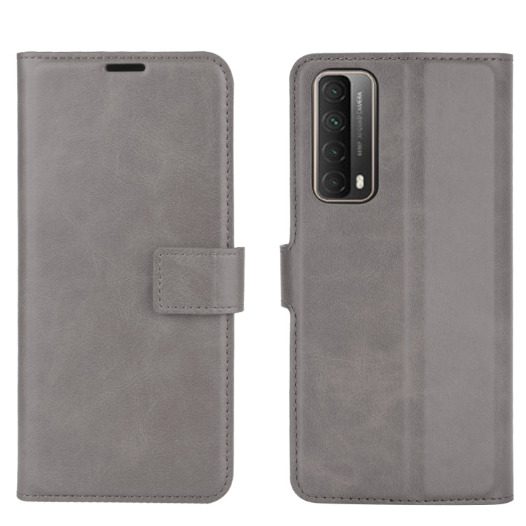 Retro Calf Pattern Buckle Horizontal Flip Leather Case with Holder & Card Slots & Wallet For Huawei P Smart 2021/Y7A