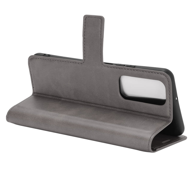 Retro Calf Pattern Buckle Horizontal Flip Leather Case with Holder & Card Slots & Wallet For Huawei P Smart 2021/Y7A