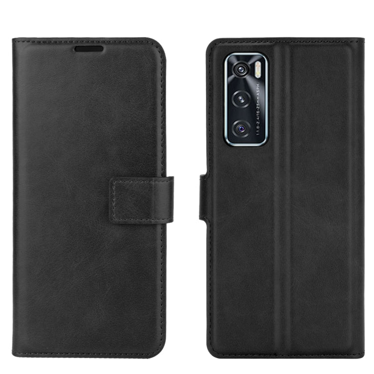 Retro Calf Pattern Buckle Horizontal Flip Leather Case with Holder & Card Slots & Wallet For Vivo V20 SE / Y70
