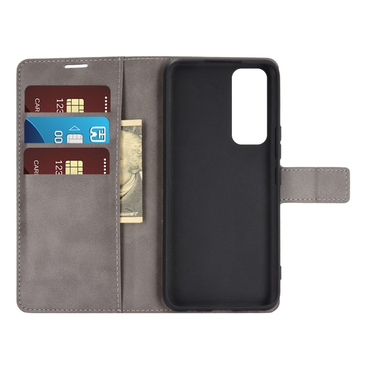 Retro Calf Pattern Buckle Horizontal Flip Leather Case with Holder & Card Slots & Wallet For Vivo V20 SE / Y70
