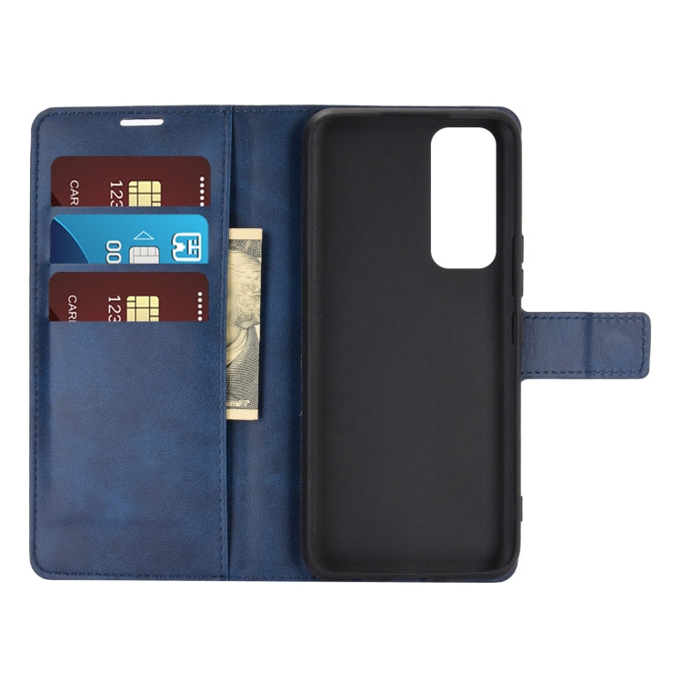 Retro Calf Pattern Buckle Horizontal Flip Leather Case with Holder & Card Slots & Wallet For Vivo V20 SE / Y70