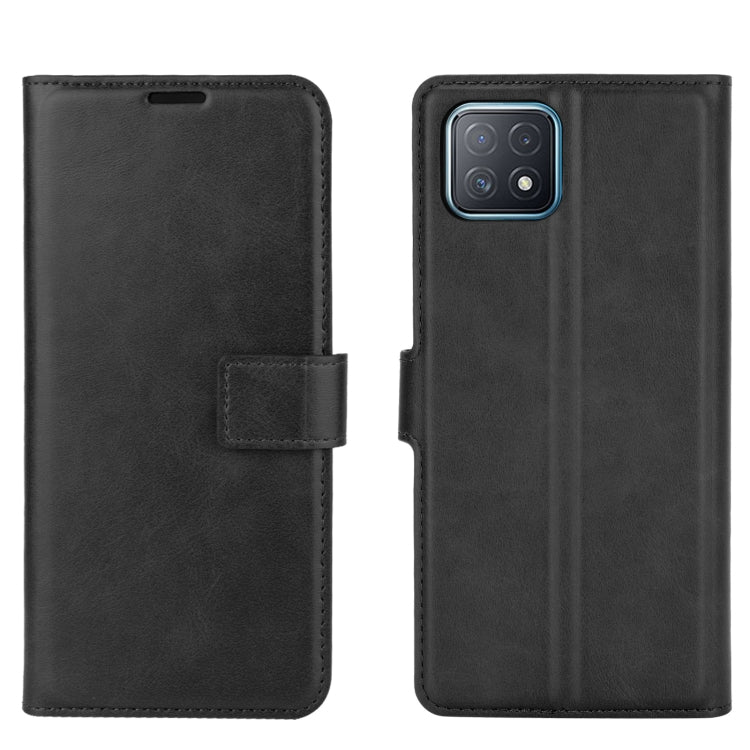 Retro Calf Pattern Buckle Horizontal Flip Leather Case with Holder & Card Slots & Wallet For OPPO A72 5G / A73 5G