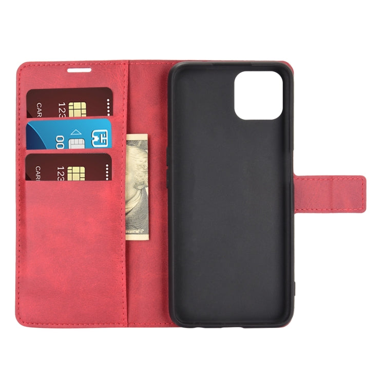 Retro Calf Pattern Buckle Horizontal Flip Leather Case with Holder & Card Slots & Wallet For OPPO A72 5G / A73 5G