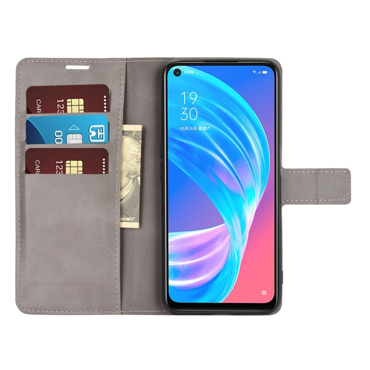 Retro Calf Pattern Buckle Horizontal Flip Leather Case with Holder & Card Slots & Wallet For OPPO A72 5G / A73 5G