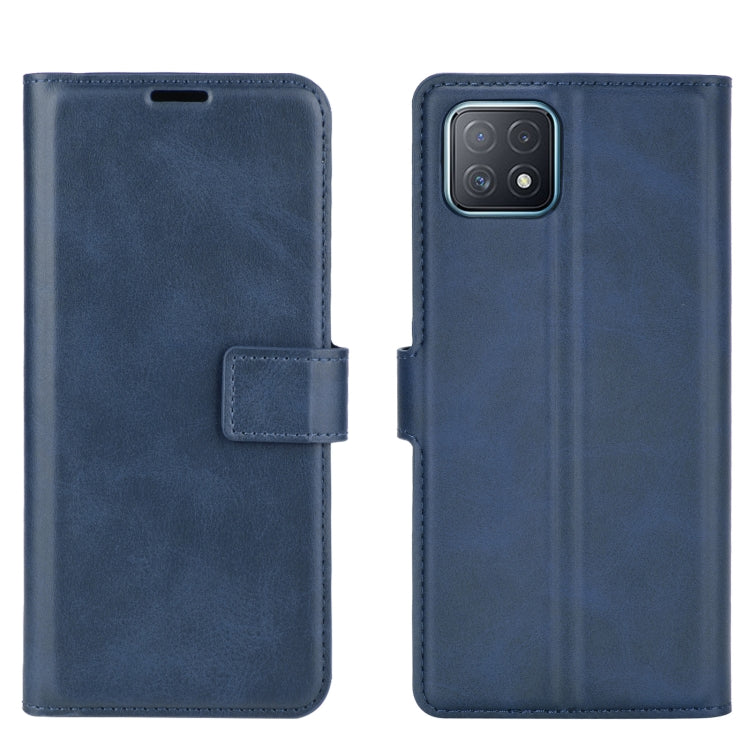 Retro Calf Pattern Buckle Horizontal Flip Leather Case with Holder & Card Slots & Wallet For OPPO A72 5G / A73 5G
