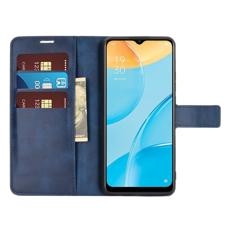 Retro Calf Pattern Buckle Horizontal Flip Leather Case with Holder & Card Slots & Wallet For OPPO A15