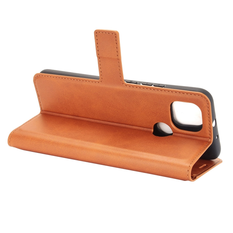 Retro Calf Pattern Buckle Horizontal Flip Leather Case with Holder & Card Slots & Wallet For Motorola Moto G9 Power