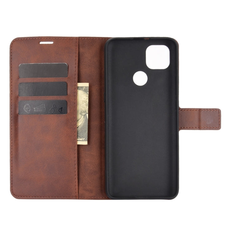Retro Calf Pattern Buckle Horizontal Flip Leather Case with Holder & Card Slots & Wallet For Motorola Moto G9 Power
