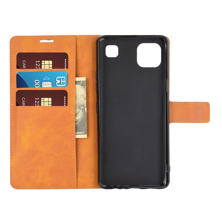 Retro Calf Pattern Buckle Horizontal Flip Leather Case with Holder & Card Slots & Wallet For LG K92 5G