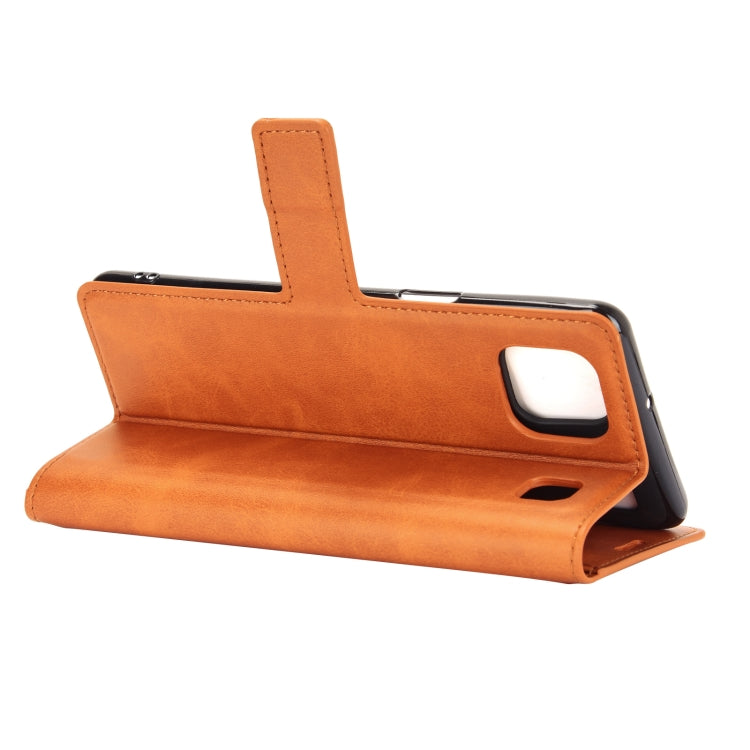 Retro Calf Pattern Buckle Horizontal Flip Leather Case with Holder & Card Slots & Wallet For LG K92 5G