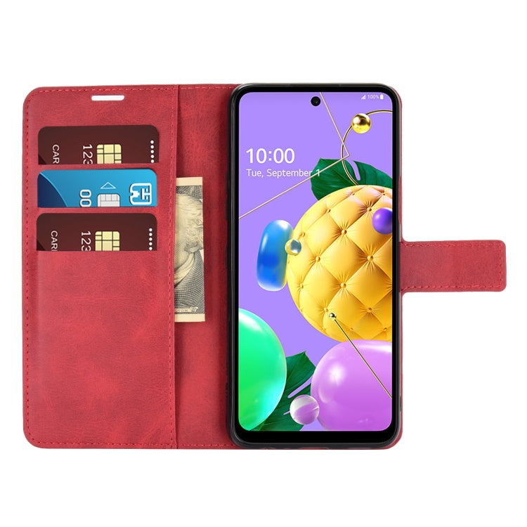 Retro Calf Pattern Buckle Horizontal Flip Leather Case with Holder & Card Slots & Wallet For LG K52 / K62 / Q52