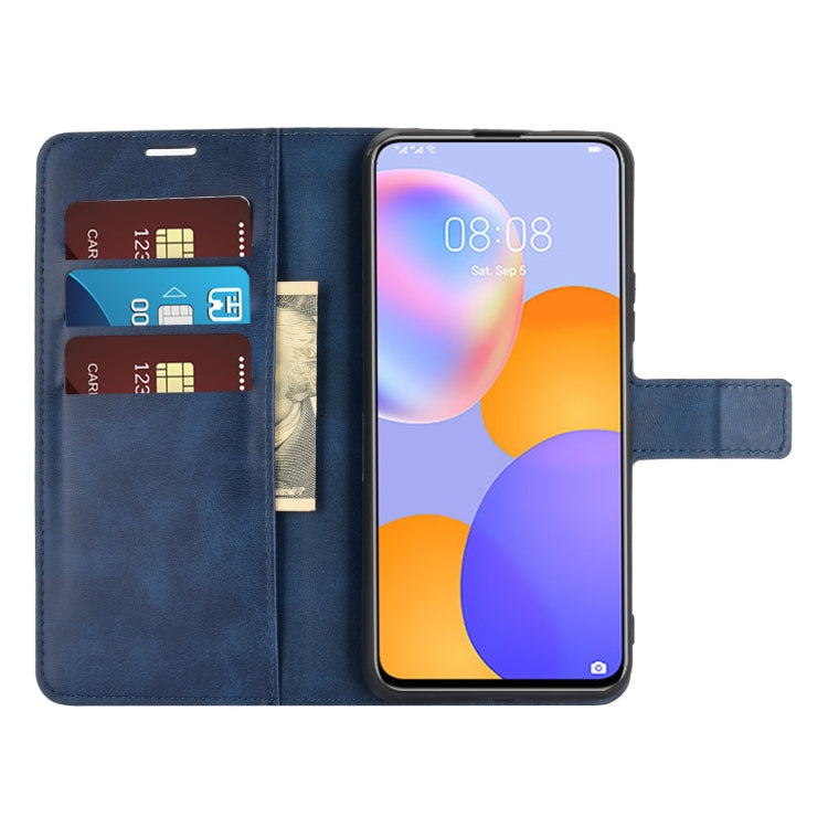 For Huawei Y9A / Enjoy 20 Plus Retro Calf Pattern Buckle Horizontal Flip Leather Case with Holder & Card Slots & Wallet
