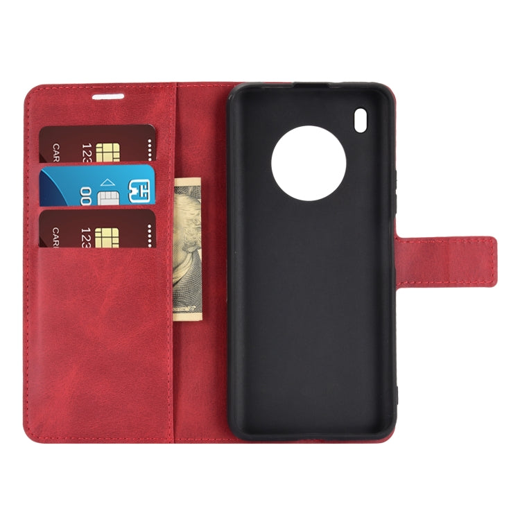 For Huawei Y9A / Enjoy 20 Plus Retro Calf Pattern Buckle Horizontal Flip Leather Case with Holder & Card Slots & Wallet