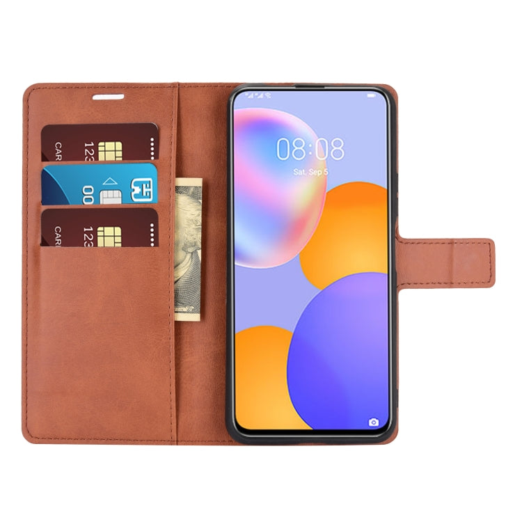 For Huawei Y9A / Enjoy 20 Plus Retro Calf Pattern Buckle Horizontal Flip Leather Case with Holder & Card Slots & Wallet