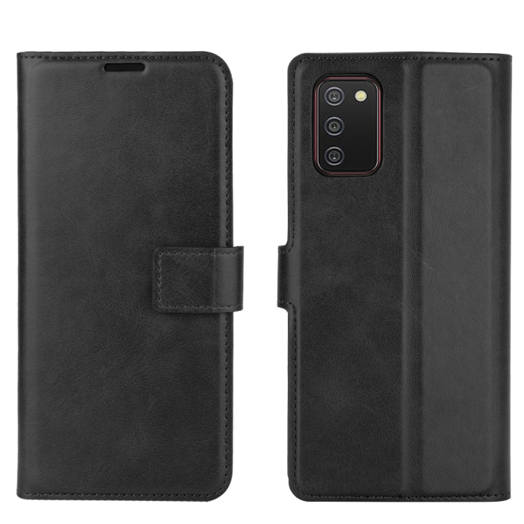 For Samsung Galaxy A02S Retro Calf Pattern Buckle Horizontal Flip Leather Case with Holder & Card Slots & Wallet
