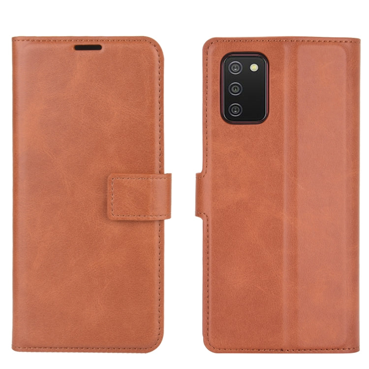 For Samsung Galaxy A02S Retro Calf Pattern Buckle Horizontal Flip Leather Case with Holder & Card Slots & Wallet