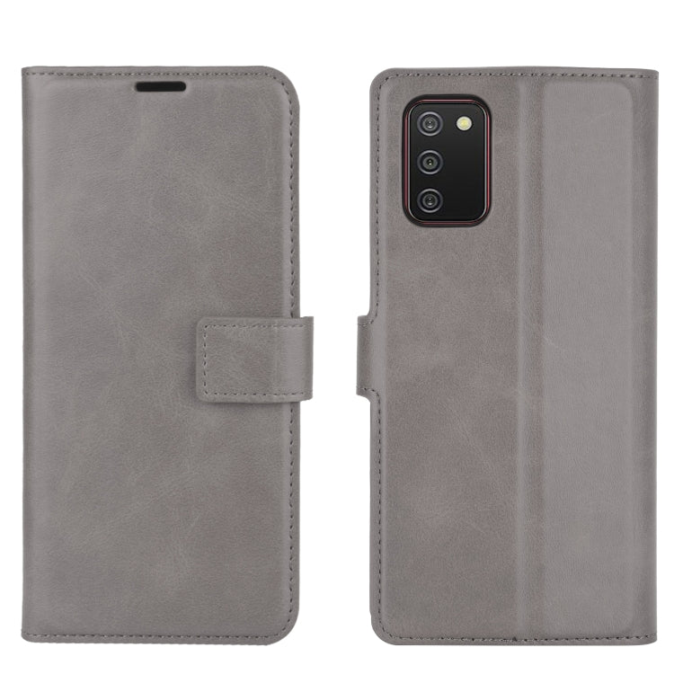 For Samsung Galaxy A02S Retro Calf Pattern Buckle Horizontal Flip Leather Case with Holder & Card Slots & Wallet