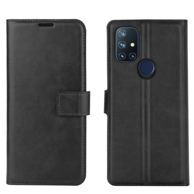 For OnePlus Nord N10 5G Retro Calf Pattern Buckle Horizontal Flip Leather Case with Holder & Card Slots & Wallet
